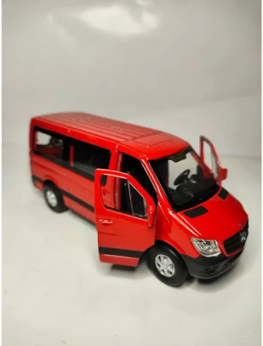 Welly 1:38 Mercedes Sprinter Panel Van Çek Bırak Minibüs