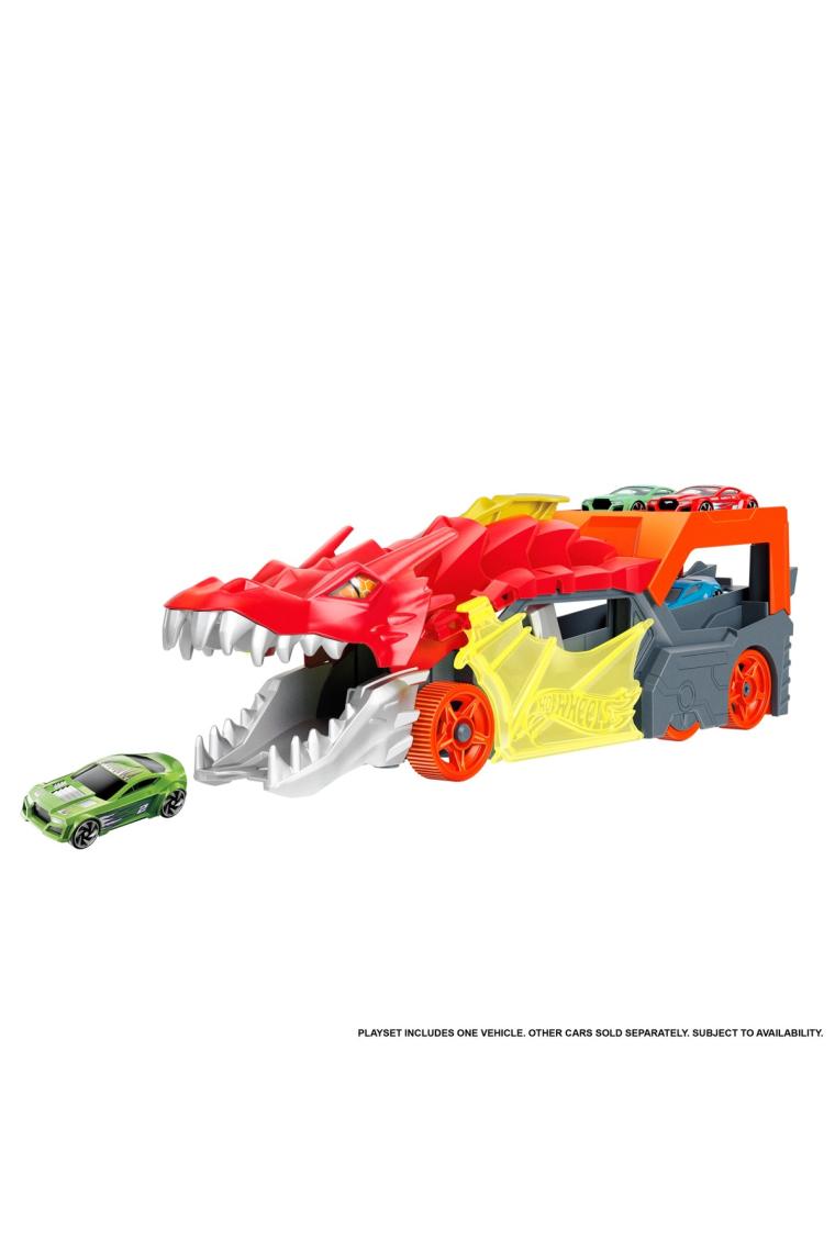 Hot Wheels Fırlatıcı ve Taşıyıcı Ejderha, 3 yaş ve Üzeri GTK42