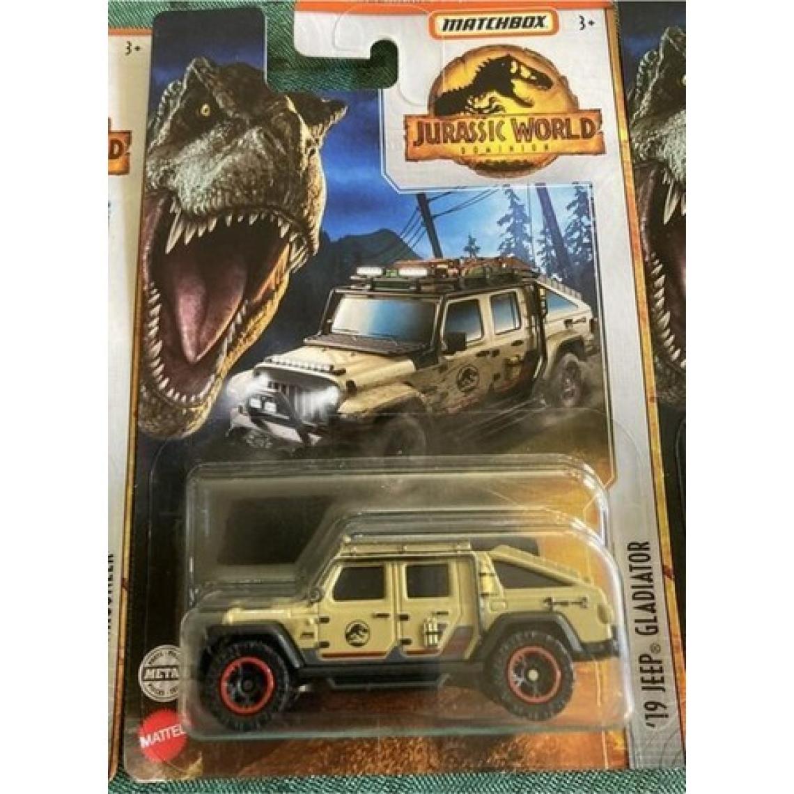 Matchbox 1:64 Jurassic World Tekli Araçlar 19 Jeep Gladıator HBG96