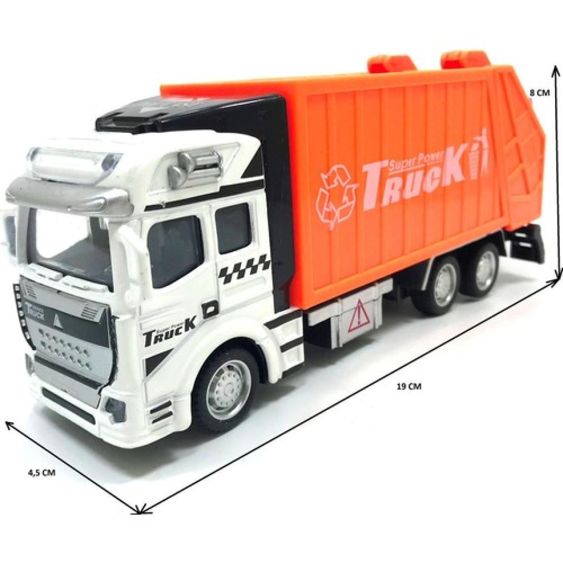 Mega Oyuncak Yeşil City Çöp Kamyonu Çek Bırak -20 cm