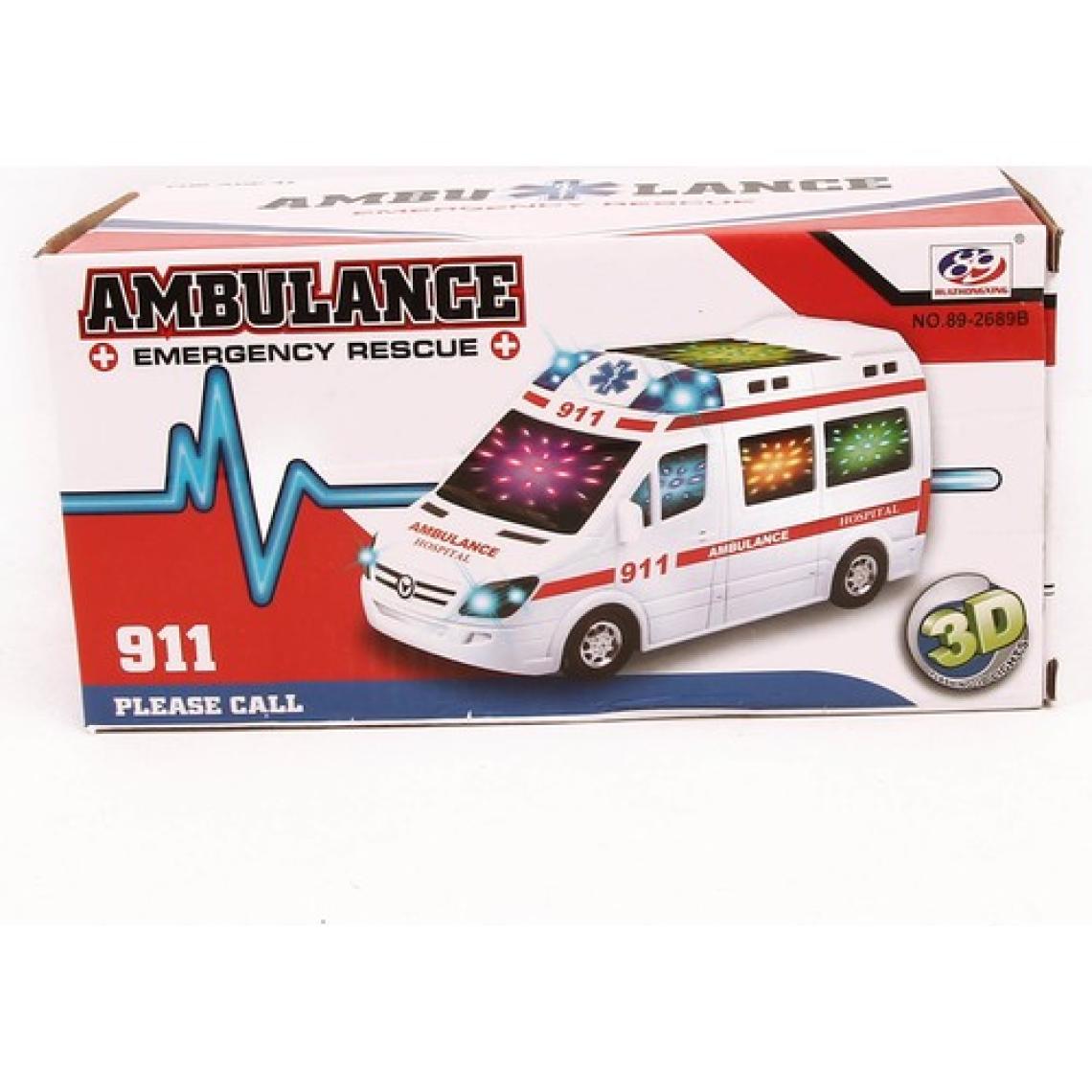 Prestij Oyuncak Oyuncak Ambulans Işıklı Sirenli Kornalı Çarp Dön 11X2Cm