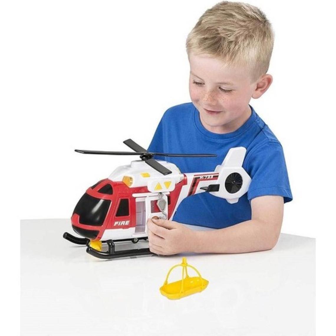 Teamsterz Sesli Işıklı Büyükboy Kurtarma İtfaiye Helikopteri