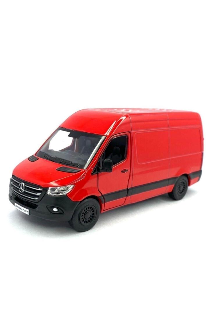 Kinsmart Mercedes-Benz Sprinter - Çek Bırak 5inch. Lisanslı Model Araba, Oyuncak Araba 1:48