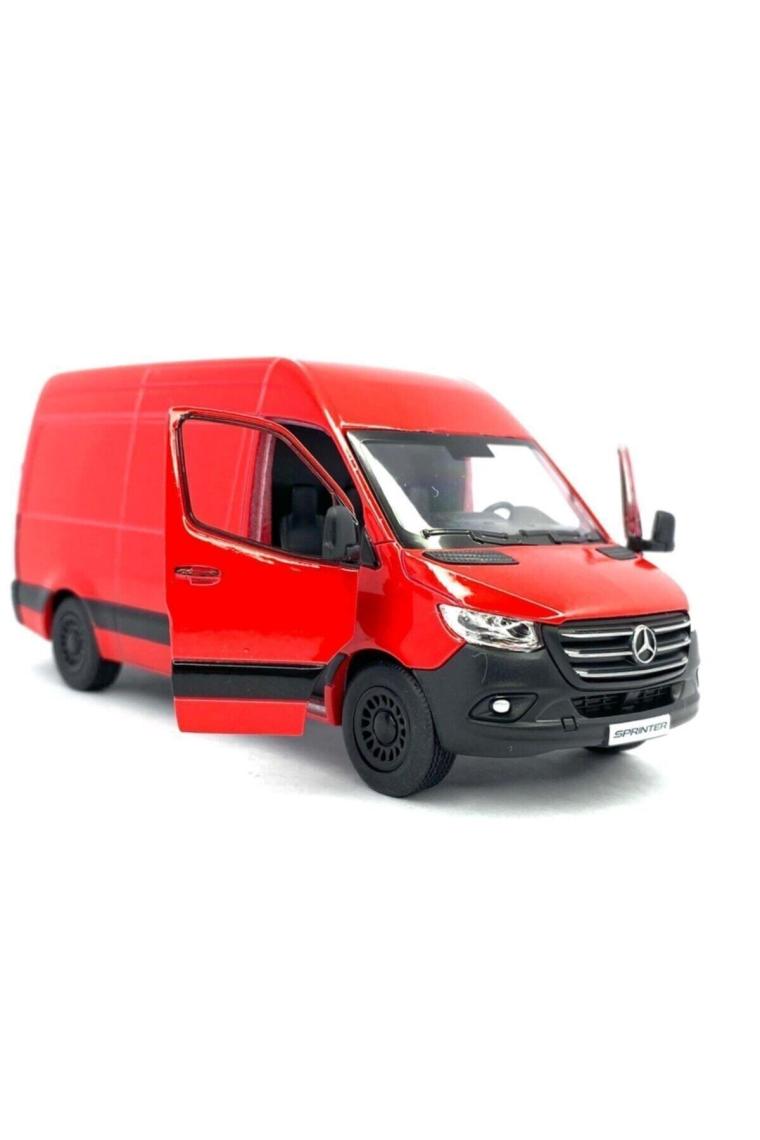 Kinsmart Mercedes-Benz Sprinter - Çek Bırak 5inch. Lisanslı Model Araba, Oyuncak Araba 1:48