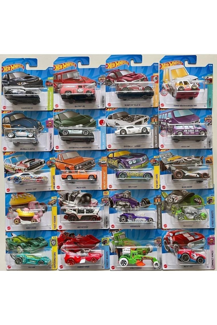Hot Wheels Oyuncak Araba Seti - Klasik Detaylar ve Çarpıcı Tasarımlar H7045, Metal Gövde, Çin'de Üretilmiştir