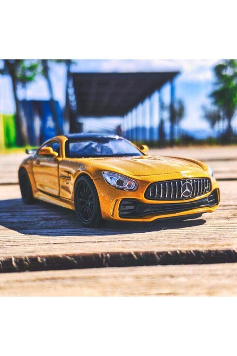 Welly Mercedes Amg Gt 1:36 Çek Bırak Metal Model Araba - Kırmızı