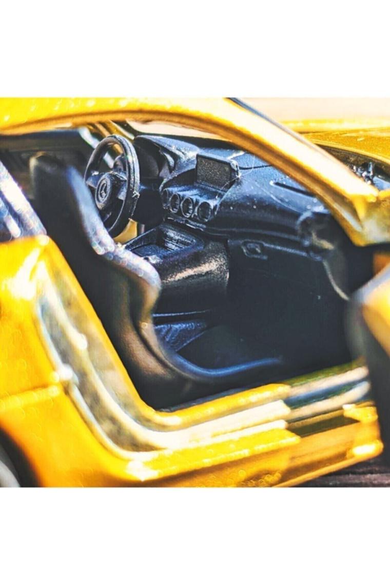 Welly Mercedes Amg Gt 1:36 Çek Bırak Metal Model Araba - Kırmızı