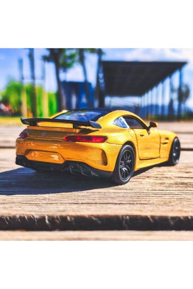 Welly Mercedes Amg Gt 1:36 Çek Bırak Metal Model Araba - Kırmızı