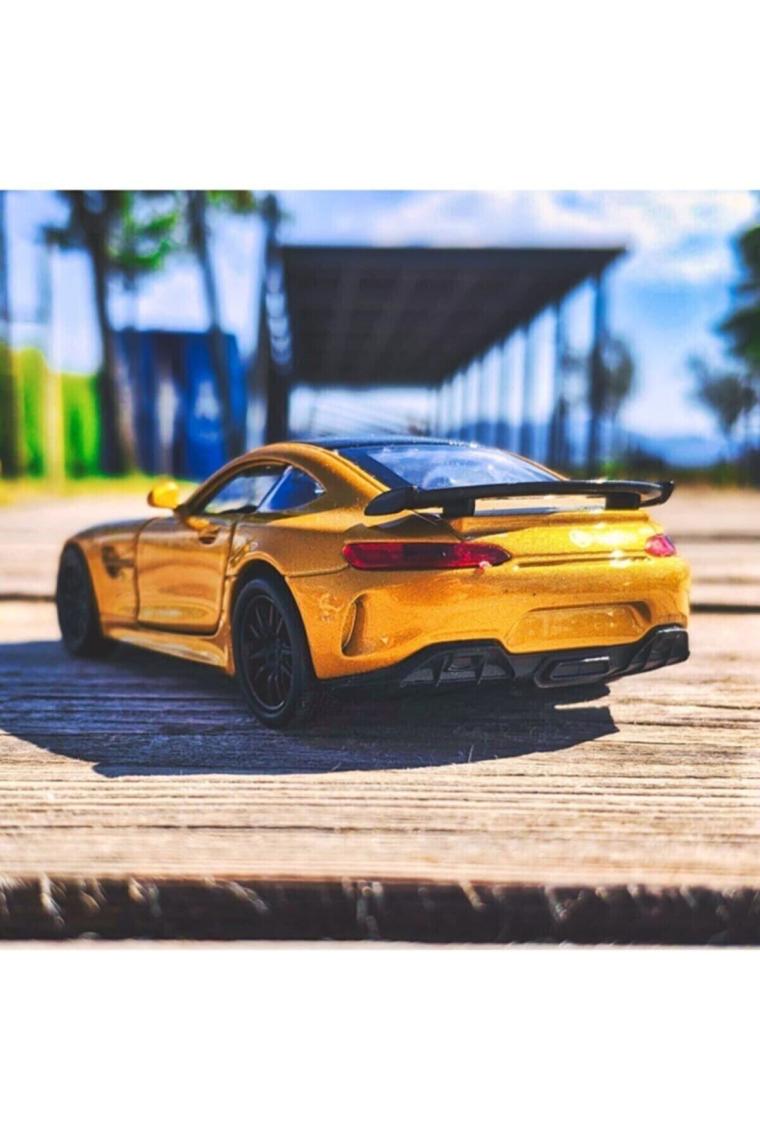 Welly Mercedes Amg Gt 1:36 Çek Bırak Metal Model Araba - Kırmızı