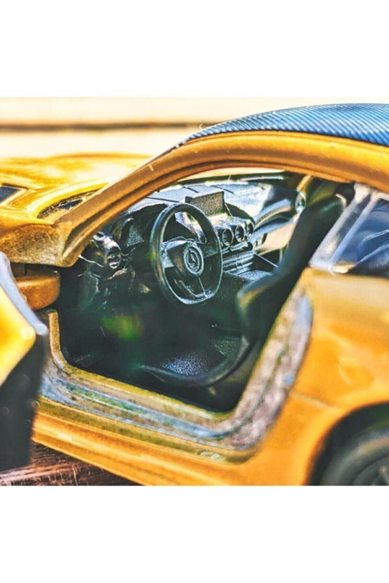 Welly Mercedes Amg Gt 1:36 Çek Bırak Metal Model Araba - Kırmızı