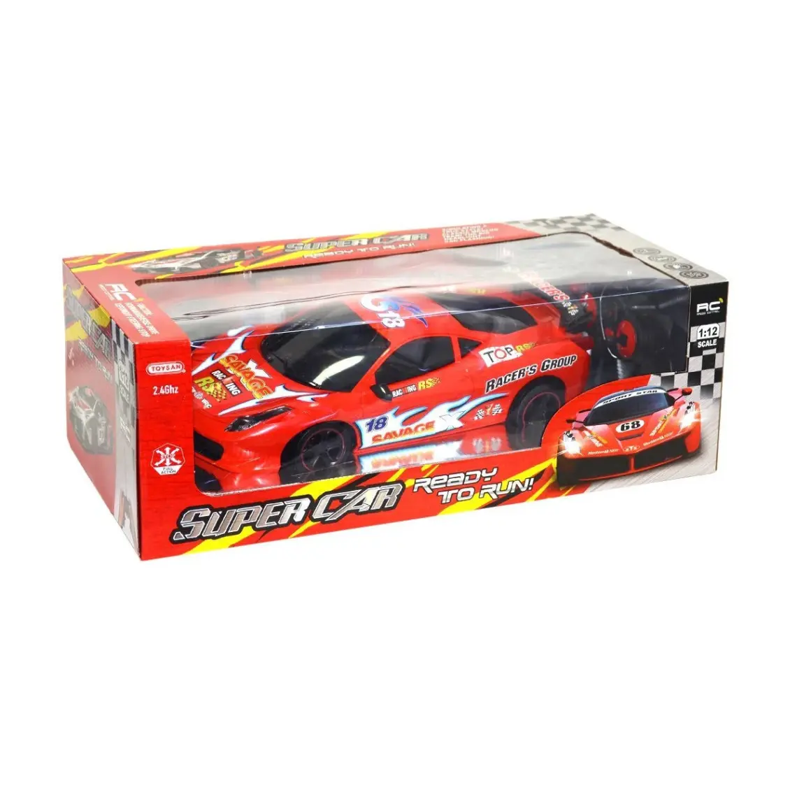 Toysan  Uzaktan Kumandalı Şarjlı Süper Car Araba