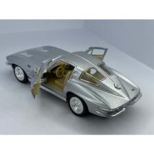 Kinsmart 1963 Corvette Sting Ray - Çek Bırak 5inch. Lisanslı Model Araba, Oyuncak Araba 1:36