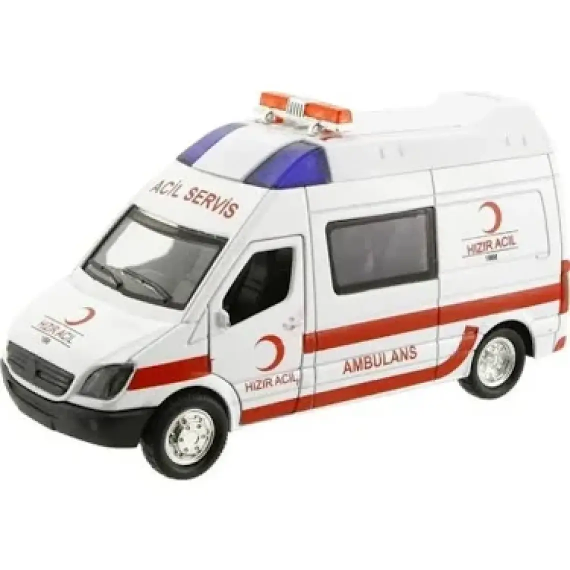 Birlik Işıklı Çek Bırak Metal Ambulans FY5058SA-12D