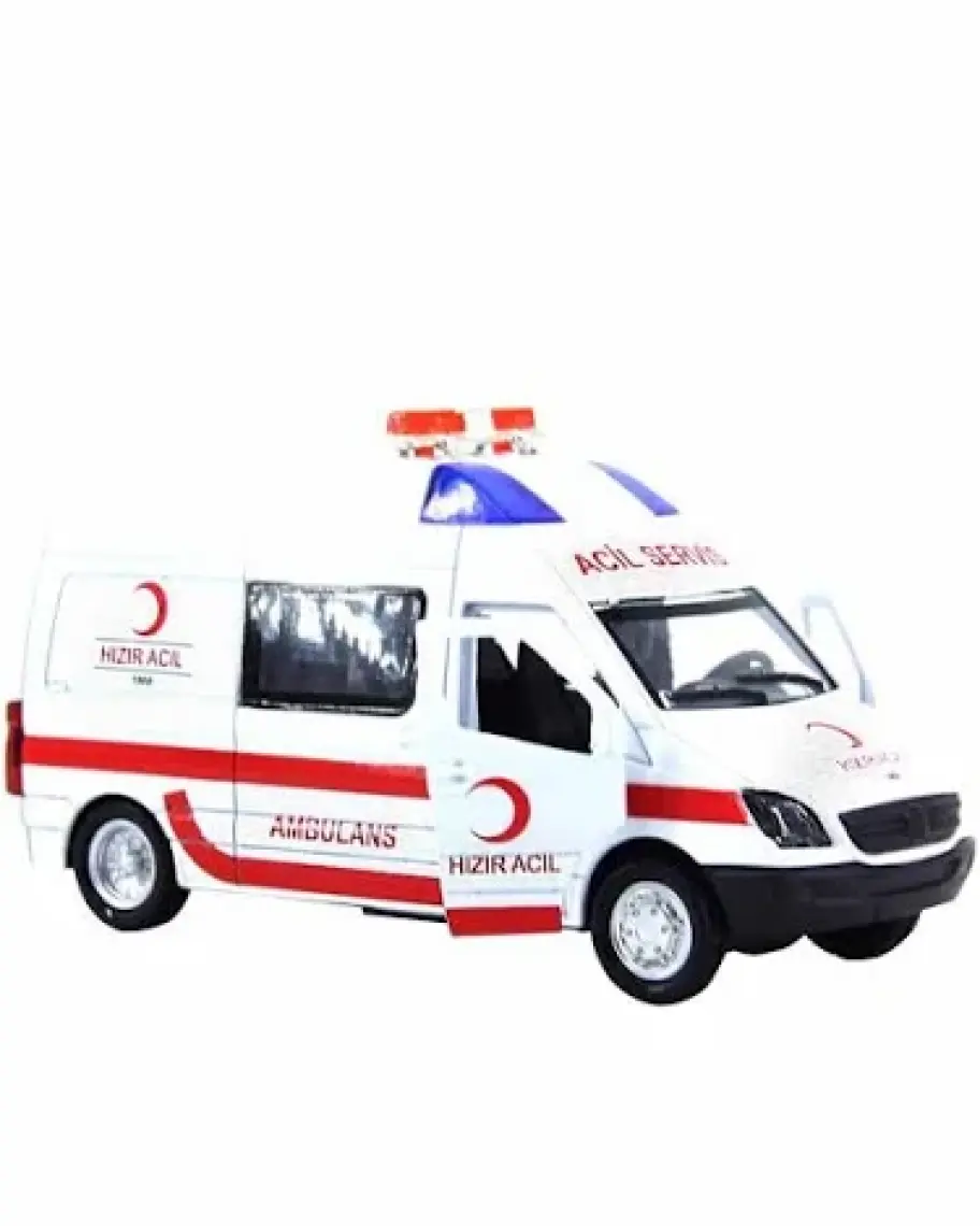 Birlik Işıklı Çek Bırak Metal Ambulans FY5058SA-12D