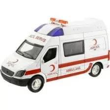 Birlik Işıklı Çek Bırak Metal Ambulans FY5058SA-12D