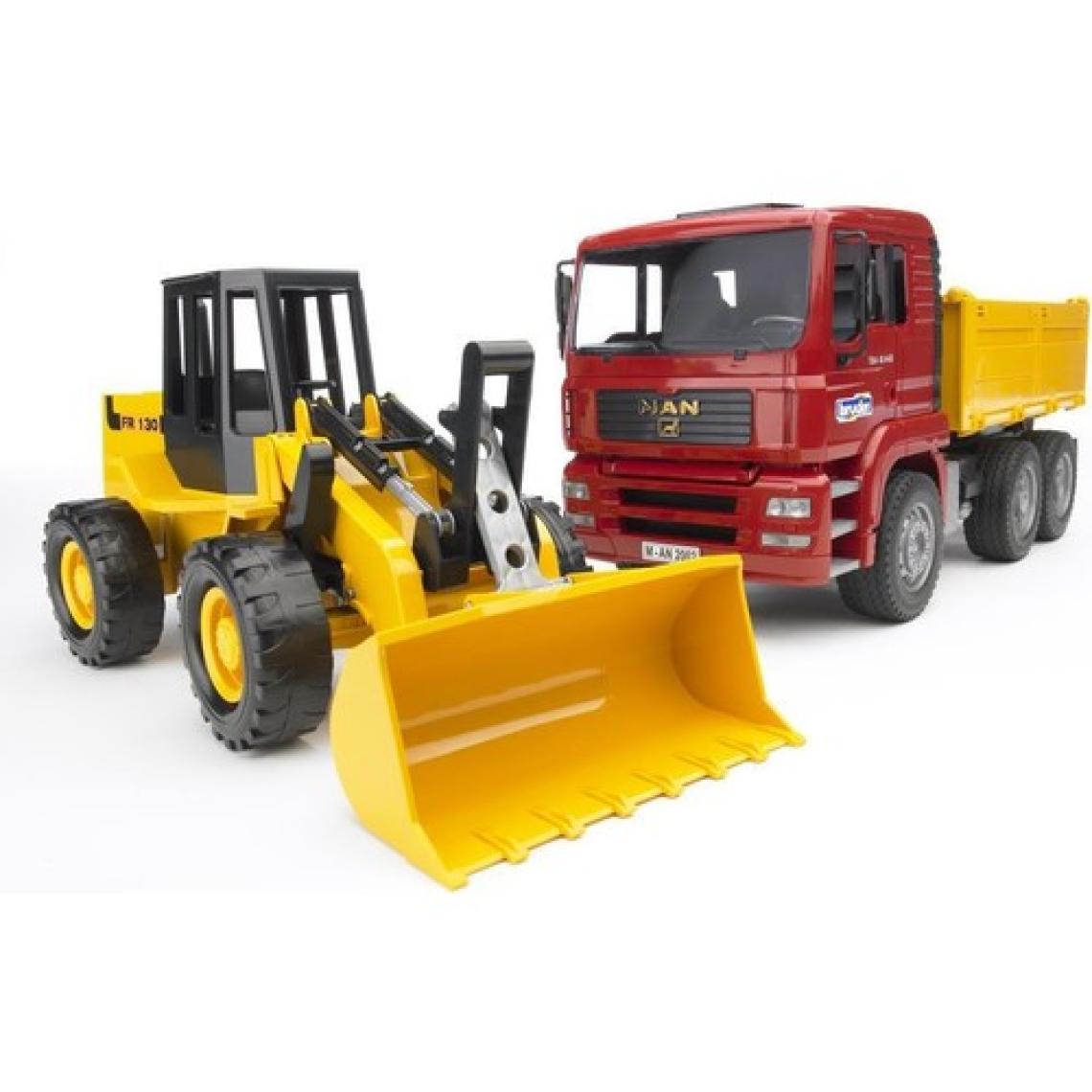 Bruder MAN Damperli Kamyon ve FR130 Kepçe BR02752