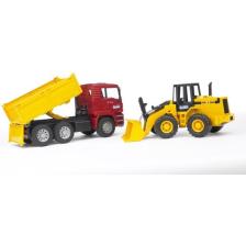 Bruder MAN Damperli Kamyon ve FR130 Kepçe BR02752