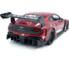 Kinsmart 2018 Bentley Continental Gt3 - Çek Bırak 5inch. Lisanslı Model Araba, Oyuncak Araba 1:38