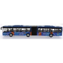 MEGA Çek Bırak Mavi Metal Körüklü Otobüs 632-31