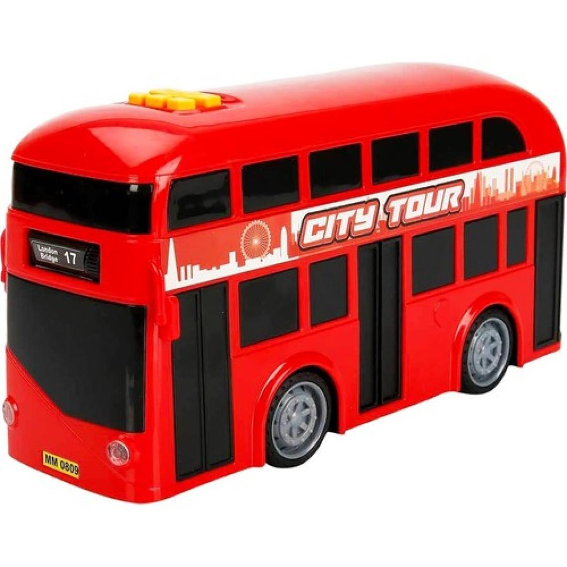 Teamsterz Sesli ve Işıklı Çift Katlı Otobüs 26 Cm.