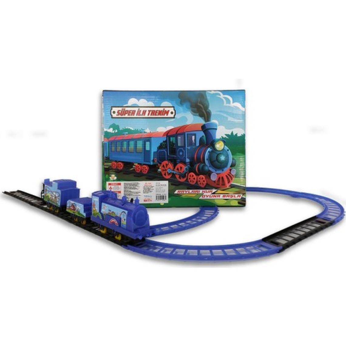 UJ Toys Pilli Raylı Vagonlu Oyuncak Tren Seti