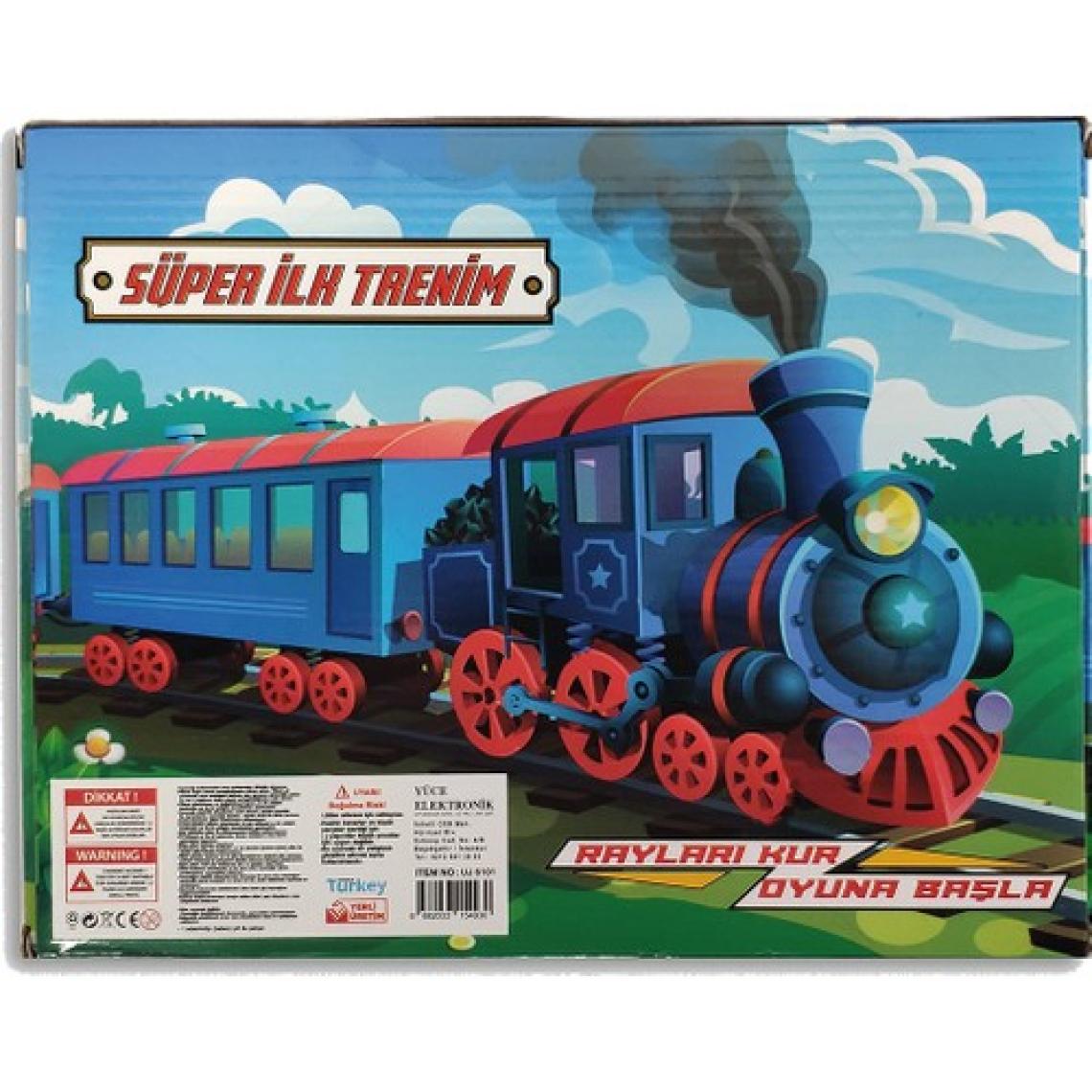 UJ Toys Pilli Raylı Vagonlu Oyuncak Tren Seti