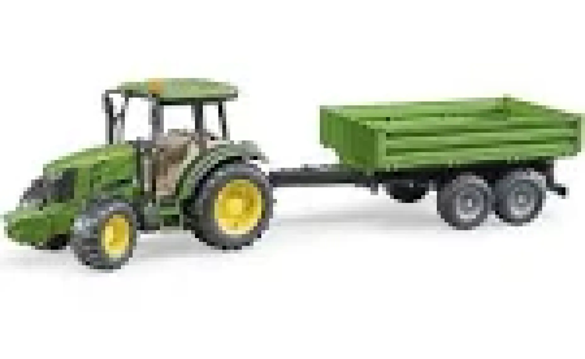 Bruder John Deere 5115M Traktör Ve Römork - BR02108