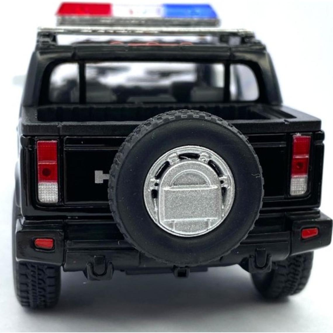 Kinsmart 2005 Hummer H2 Sut (Police) - Çek Bırak 5inch. Lisanslı Model Araba, Oyuncak Araba 1:40