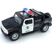 Kinsmart 2005 Hummer H2 Sut (Police) - Çek Bırak 5inch. Lisanslı Model Araba, Oyuncak Araba 1:40