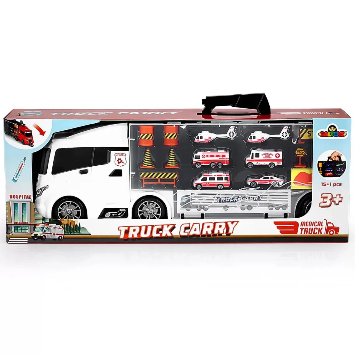 Galtoys Askeri Taşıyıcı Tır 16 Parça