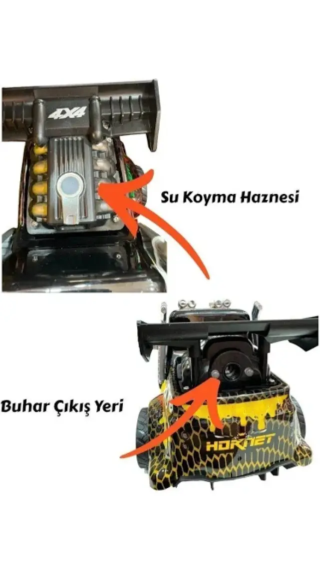 Nessi World RQ3020  Kumandalı  Buhar Çıkartan Çekici Tır Kafası