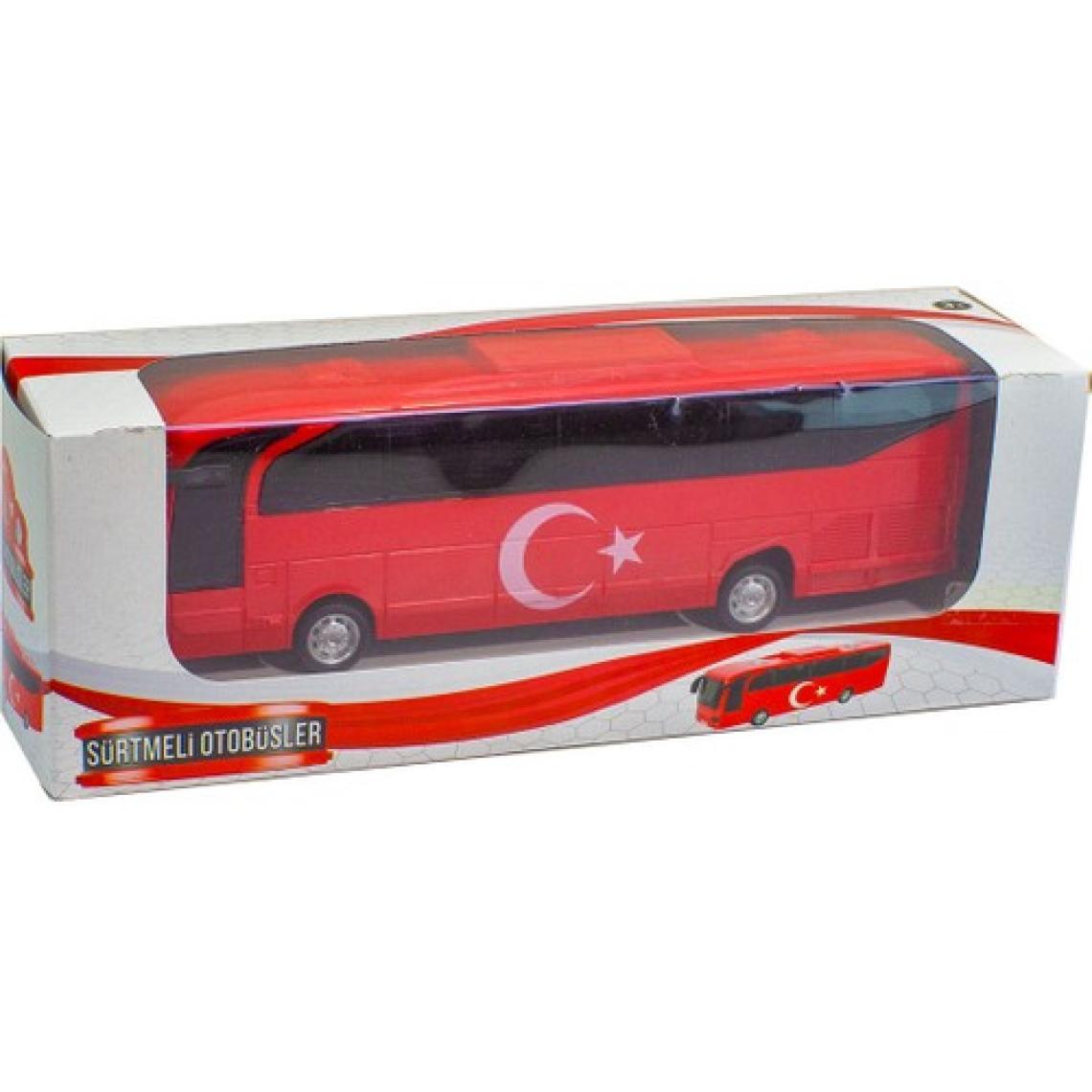 Mixoyuncak Oyuncak Otobüs Sürtmeli Kırmızı 22 cm