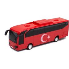 Mixoyuncak Oyuncak Otobüs Sürtmeli Kırmızı 22 cm