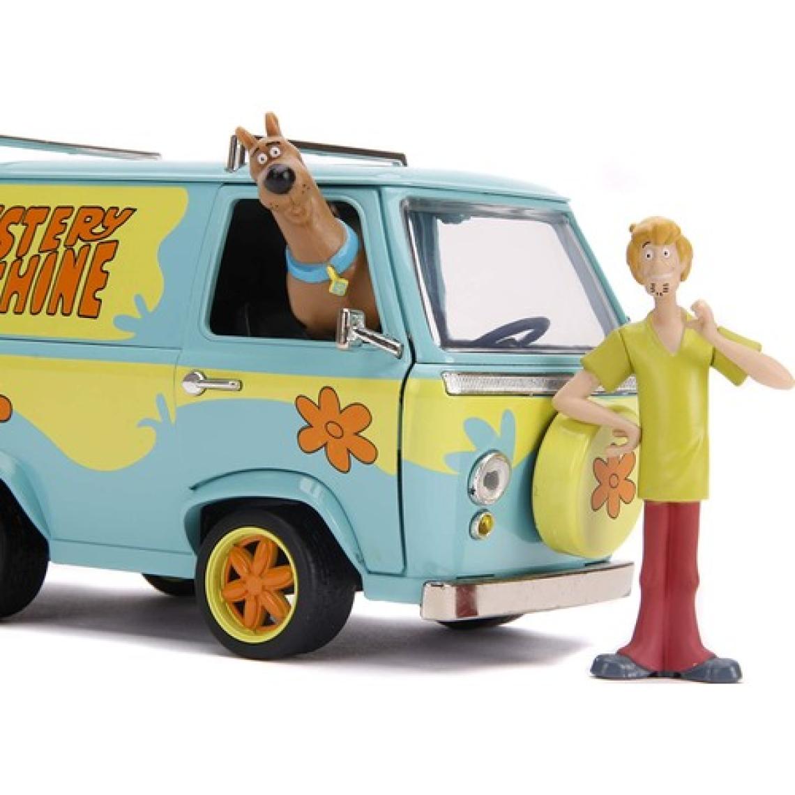 Jada Toys Scooby Doo'nun Gizemli Oyuncak Minibüsü, Shaggy ve Scooby Doo Figürlü