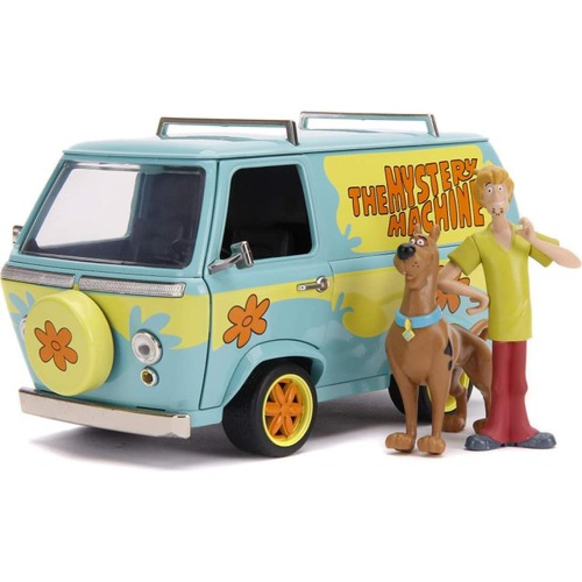 Jada Toys Scooby Doo'nun Gizemli Oyuncak Minibüsü, Shaggy ve Scooby Doo Figürlü