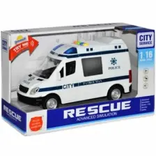 Can Işıklı Sesli Pilli Ambulans 16 cm