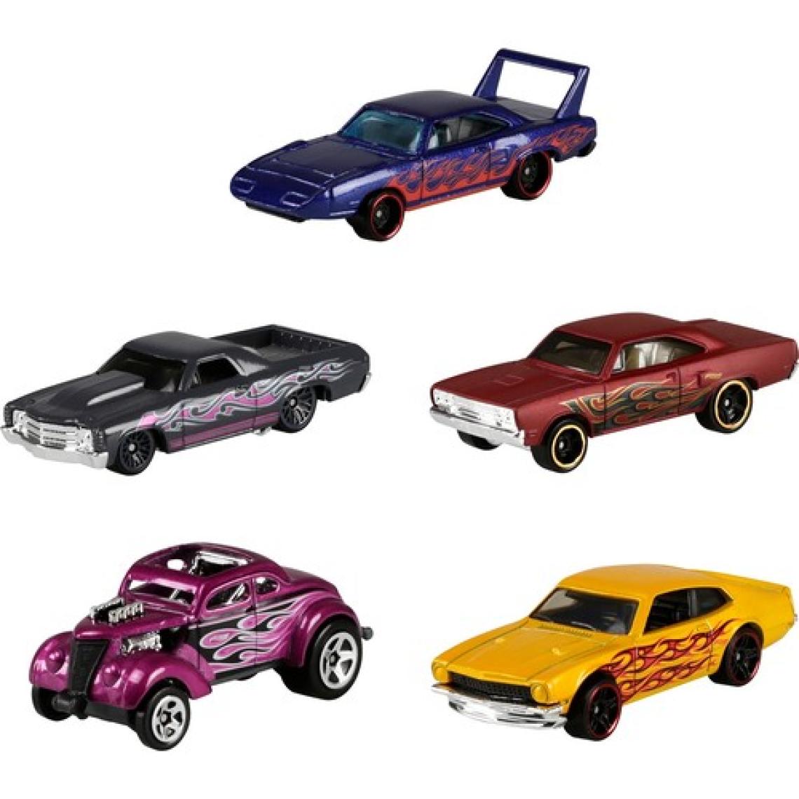 Hot Wheels Beşli Araba Seti - Oyuncak Araba Koleksiyonu, 1:64 Ölçek - 1806