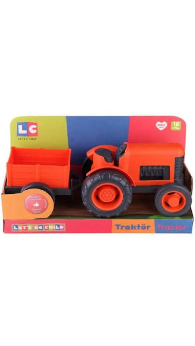 Lc - Römorklu Sürtmeli Plastik Traktör LC-30878