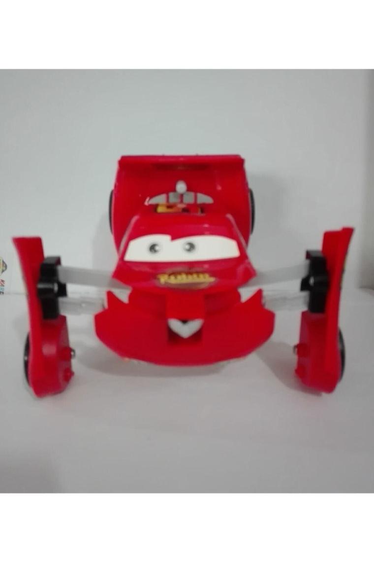 Akçiçek Oyuncak Şimşek Mcqueen Robota Dönüşebilen Araba