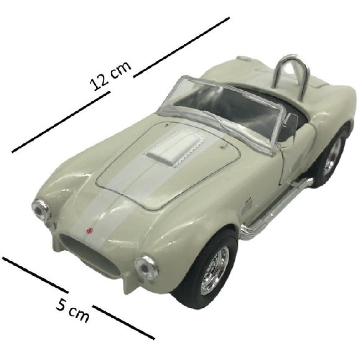 Farbu Oyuncak 1:38 Metal Çek Bırak Araba 1965 Shelby Cobra 427 S/c 43761D