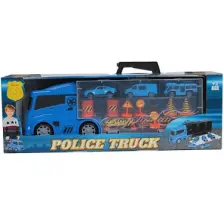 King Toys 6 Mini Araç ve Taşıyıcı Kamyon Mavi Lal 2015