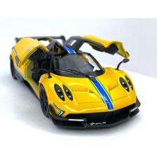 Kinsmart 2016 Pagani Huayra Bc (Şeritli) - Çek Bırak 5inch. Lisanslı Model Araba, Oyuncak Araba 1:38