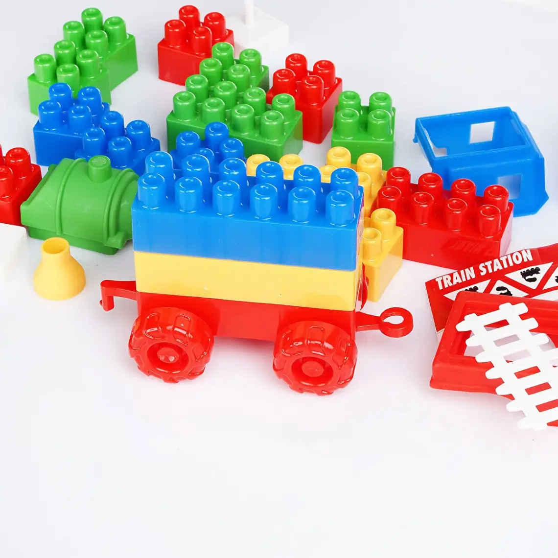 Ant Istasyon Tren Seti Çocuk Oyuncak Eğitici Montessori Anaokulu Kreş