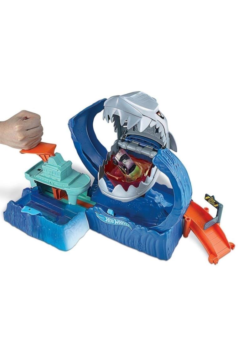 Hot Wheels Renk Değiştiren Robotik Köpek Balığı Oyun Seti GJL12