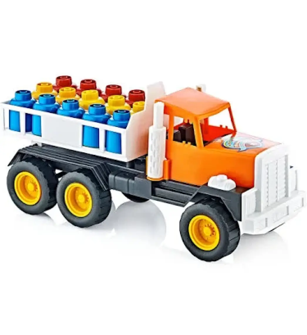 Güçlü Toys Oyuncak Şirin Tüplü Kamyon 32 cm