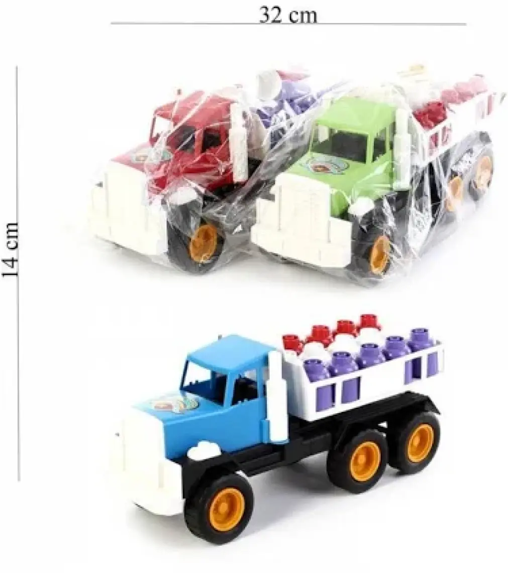 Güçlü Toys Oyuncak Şirin Tüplü Kamyon 32 cm