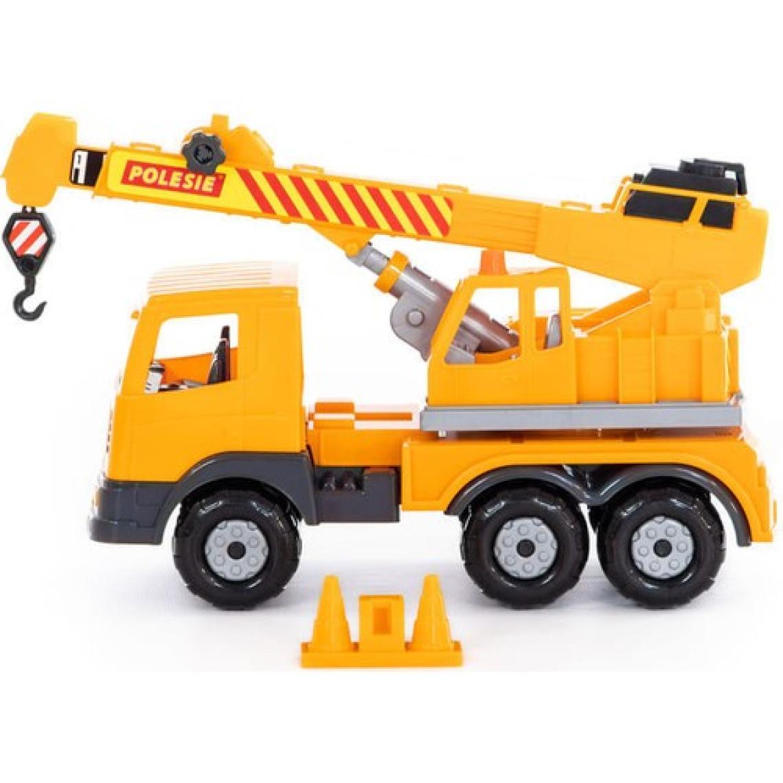 Polesie Oyuncak 70715 Vinç Kamyon Sağlam Kırılmaz 6 Teker 46 cm
