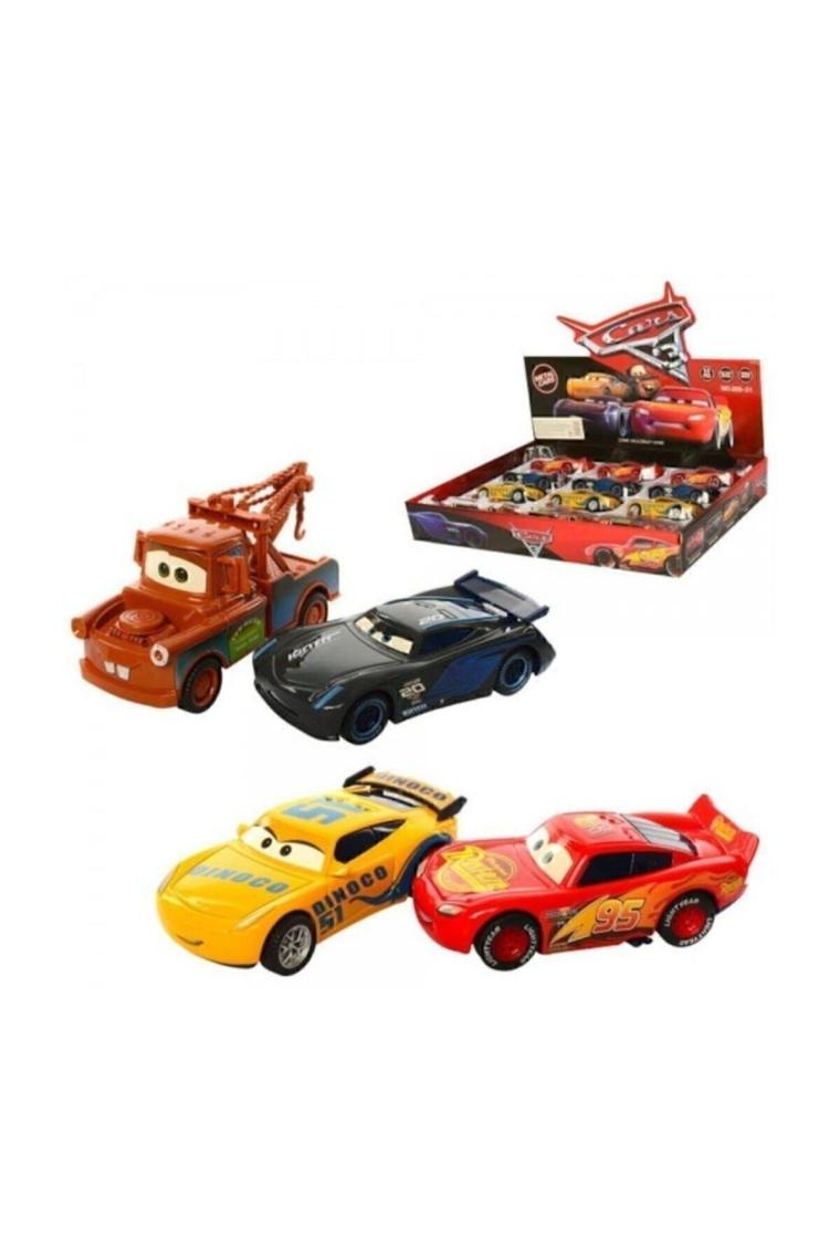 Cars Şimşek Mcqueen Mater Oyuncak Arabalar 4'lü Set