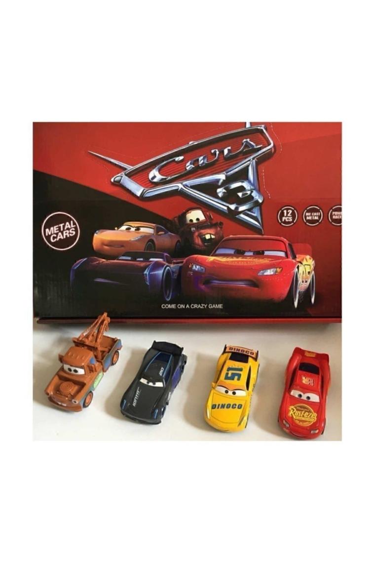 Cars Şimşek Mcqueen Mater Oyuncak Arabalar 4'lü Set