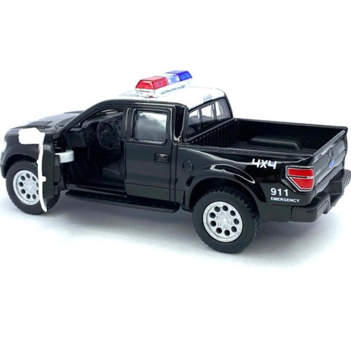 Kinsmart 2013 Ford F-150 Svt Raptor Super Crew Polis Çekbırak 5inch. Lisanslı Model Araba, Oyuncak Araba 1:46